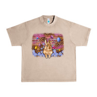 French Oak easter bunny egg leopard background Urban Heavy Tee - Artiststas