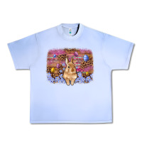 Grape Ice easter bunny egg leopard background Urban Heavy Tee - Artiststas