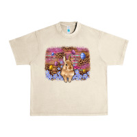 Sandshell easter bunny egg leopard background Urban Heavy Tee - Artiststas