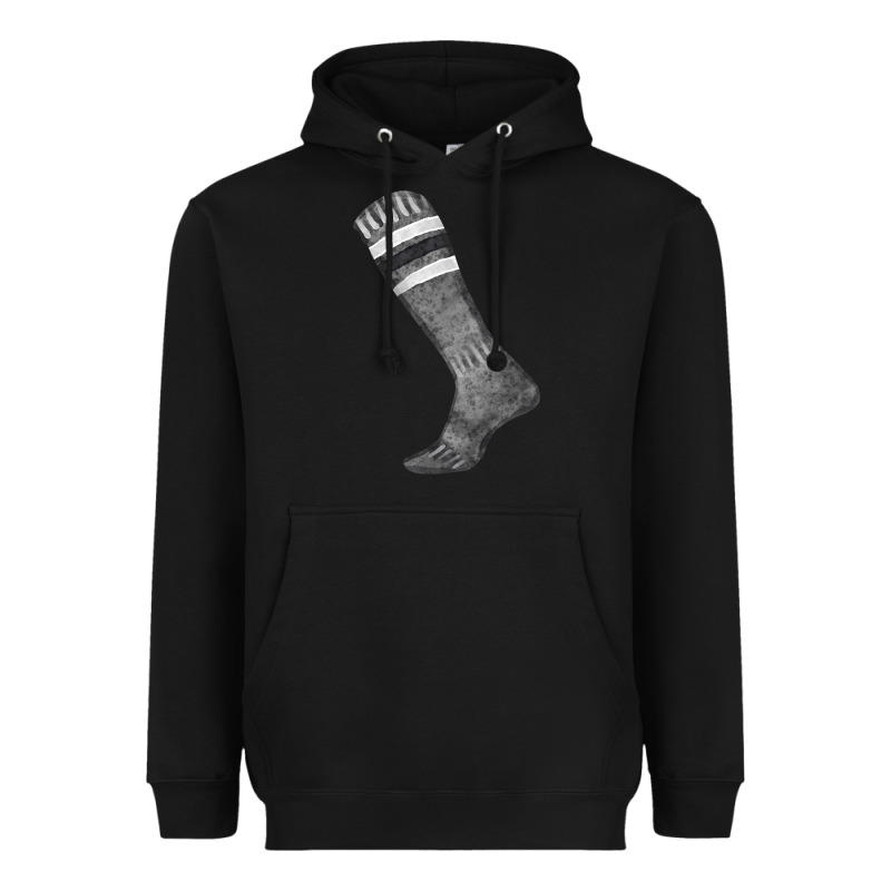 Black Sock Fa Element Heavyweight Hoodie by FaDigitalArtStudio | Teevron