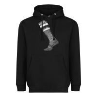 Black black sock fa element Heavyweight Hoodie - FaDigitalArtStudio