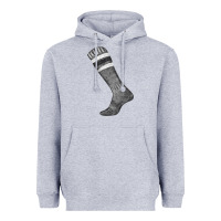 Heather Grey black sock fa element Heavyweight Hoodie - FaDigitalArtStudio
