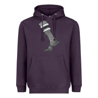 Plum black sock fa element Heavyweight Hoodie - FaDigitalArtStudio