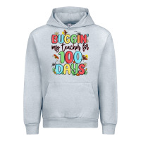 Heather Grey buggin my teacher for 100 days Urban Hoodie - MaliasSmallBusiness