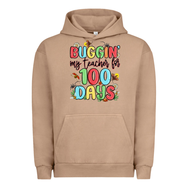 Buggin My Teacher For 100 Days Urban Hoodie by MaliasSmallBusiness | Teevron