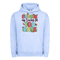 Pigment Grape Ice buggin my teacher for 100 days Urban Hoodie - MaliasSmallBusiness