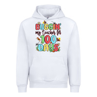 White buggin my teacher for 100 days Urban Hoodie - MaliasSmallBusiness