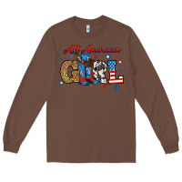 Chestnut all american girl Long Sleeve Tee - RanaPortraitStore