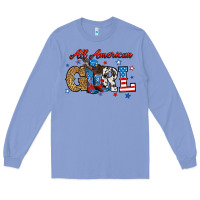 Colony Blue all american girl Long Sleeve Tee - RanaPortraitStore