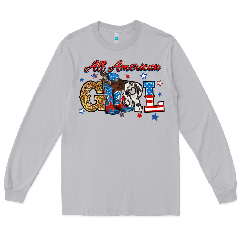 All American Girl Long Sleeve Tee by RanaPortraitStore | Teevron