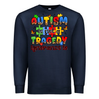 Navy autism is not a tragedy ignorance is Premium Sweatshirt - JahusDesignShop