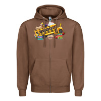Chestnut school bus driver Zipper Hoodie - texasbilliewilder