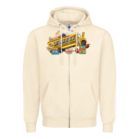 Sandshell school bus driver Zipper Hoodie - texasbilliewilder