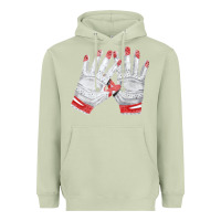 Matcha batting gloves Heavyweight Hoodie - FaDigitalArtStudio