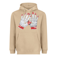 Mushroom batting gloves Heavyweight Hoodie - FaDigitalArtStudio