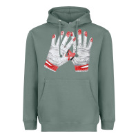 Sage batting gloves Heavyweight Hoodie - FaDigitalArtStudio