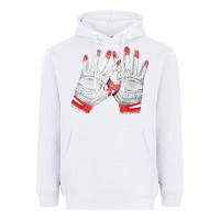 White batting gloves Heavyweight Hoodie - FaDigitalArtStudio