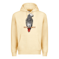 Pina Colada African Gray Parrot Bird Premium Hoodie - LillyAllenDesigns