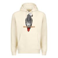 Sandshell African Gray Parrot Bird Premium Hoodie - LillyAllenDesigns