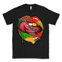Black juneteenth day lips Classic Tee - texasbilliewilder