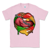 Bubblegum Pink juneteenth day lips Classic Tee - texasbilliewilder