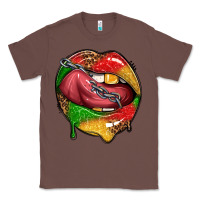 Chestnut juneteenth day lips Classic Tee - texasbilliewilder