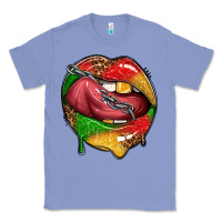 Colony Blue juneteenth day lips Classic Tee - texasbilliewilder