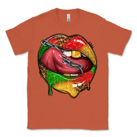 Copper juneteenth day lips Classic Tee - texasbilliewilder