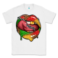 White juneteenth day lips Classic Tee - texasbilliewilder
