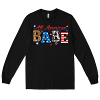 Black all american babe Long Sleeve Tee - RanaPortraitStore