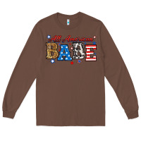 Chestnut all american babe Long Sleeve Tee - RanaPortraitStore