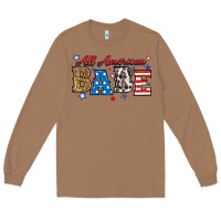 Toasted Coconut all american babe Long Sleeve Tee - RanaPortraitStore