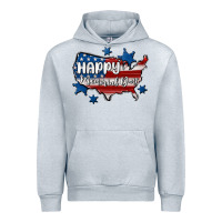 Heather Grey happy memorial day usa Urban Hoodie - MaliasSmallBusiness