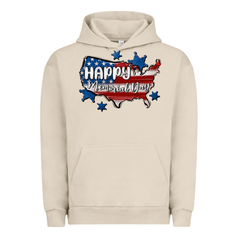 Happy Memorial Day Usa Urban Hoodie by MaliasSmallBusiness | Teevron