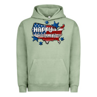 Pigment Oil Green happy memorial day usa Urban Hoodie - MaliasSmallBusiness