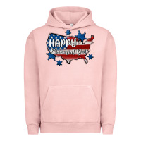 Pigment Salmon happy memorial day usa Urban Hoodie - MaliasSmallBusiness
