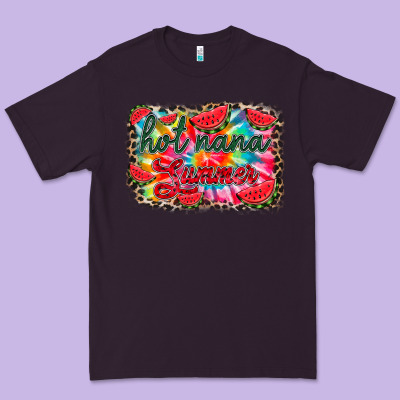 Hot Nana Summer Premium Tee Designed By Racoondesign
