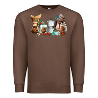 Chestnut coffee tools coffee cups Premium Sweatshirt - AdoDesignShop