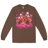Chestnut galentines afro girl sneakers Long Sleeve Tee - RanaPortraitStore