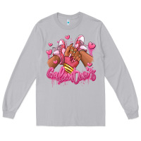 Moon Dust galentines afro girl sneakers Long Sleeve Tee - RanaPortraitStore