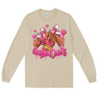 Mushroom galentines afro girl sneakers Long Sleeve Tee - RanaPortraitStore