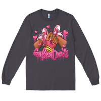 Galentines Afro Girl Sneakers Long Sleeve Tee | Teevron