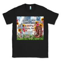 Black christian western american made country raised Classic Tee - Zillion Design Studio