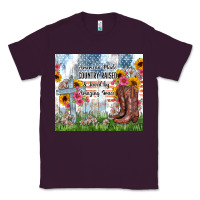 Plum christian western american made country raised Classic Tee - Zillion Design Studio