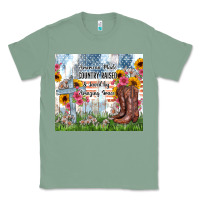 Sage christian western american made country raised Classic Tee - Zillion Design Studio