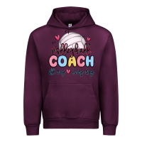 Mauve Wine volleyball coach all day every day Urban Hoodie - MaliasSmallBusiness