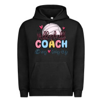 Pigment Black volleyball coach all day every day Urban Hoodie - MaliasSmallBusiness