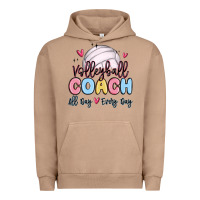 Volleyball Coach All Day Every Day Urban Hoodie | Teevron
