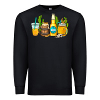 Black beer coffee cups Premium Sweatshirt - AdoDesignShop