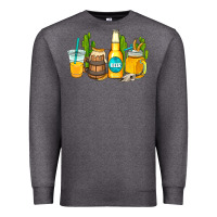 Charcoal Heather beer coffee cups Premium Sweatshirt - AdoDesignShop